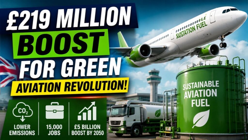 UK Invests £219 Million to Accelerate Sustainable Aviation Innovation