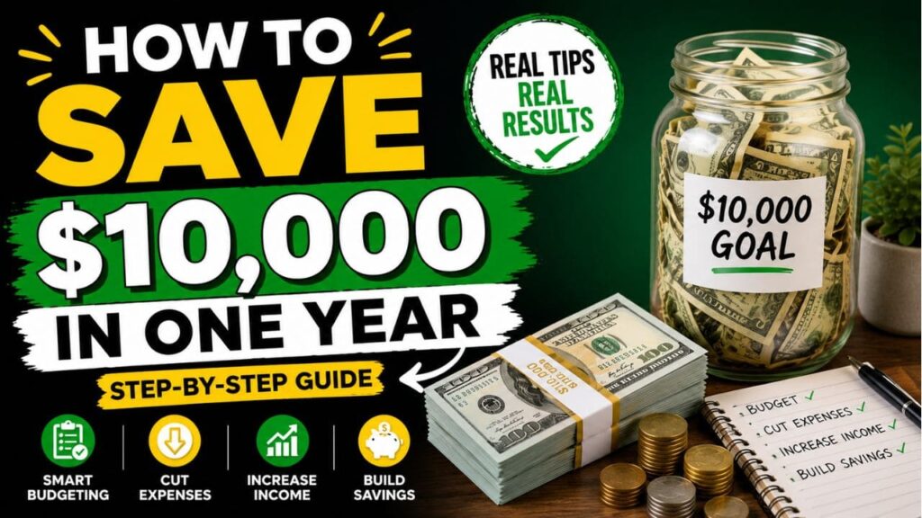 How to Save $10,000 in One Year: A Step-by-Step Guide for Americans