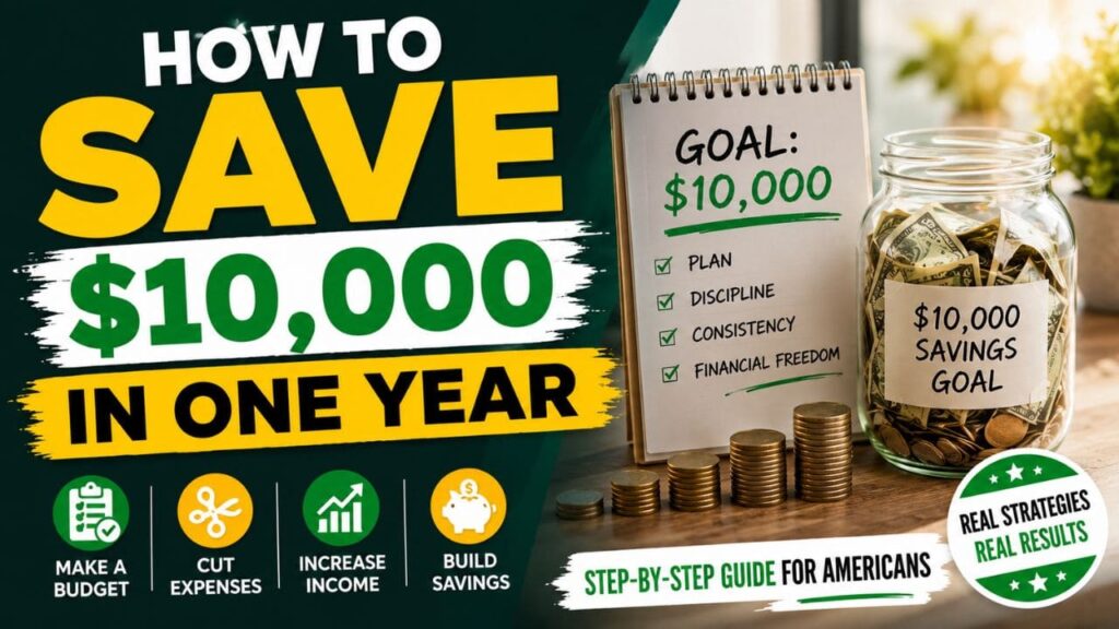 How to Save $10,000 in One Year: A Step-by-Step Guide for Americans